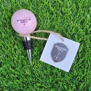 Pinnacle Golf Ball Wine Stop - Pink⛳️🛠